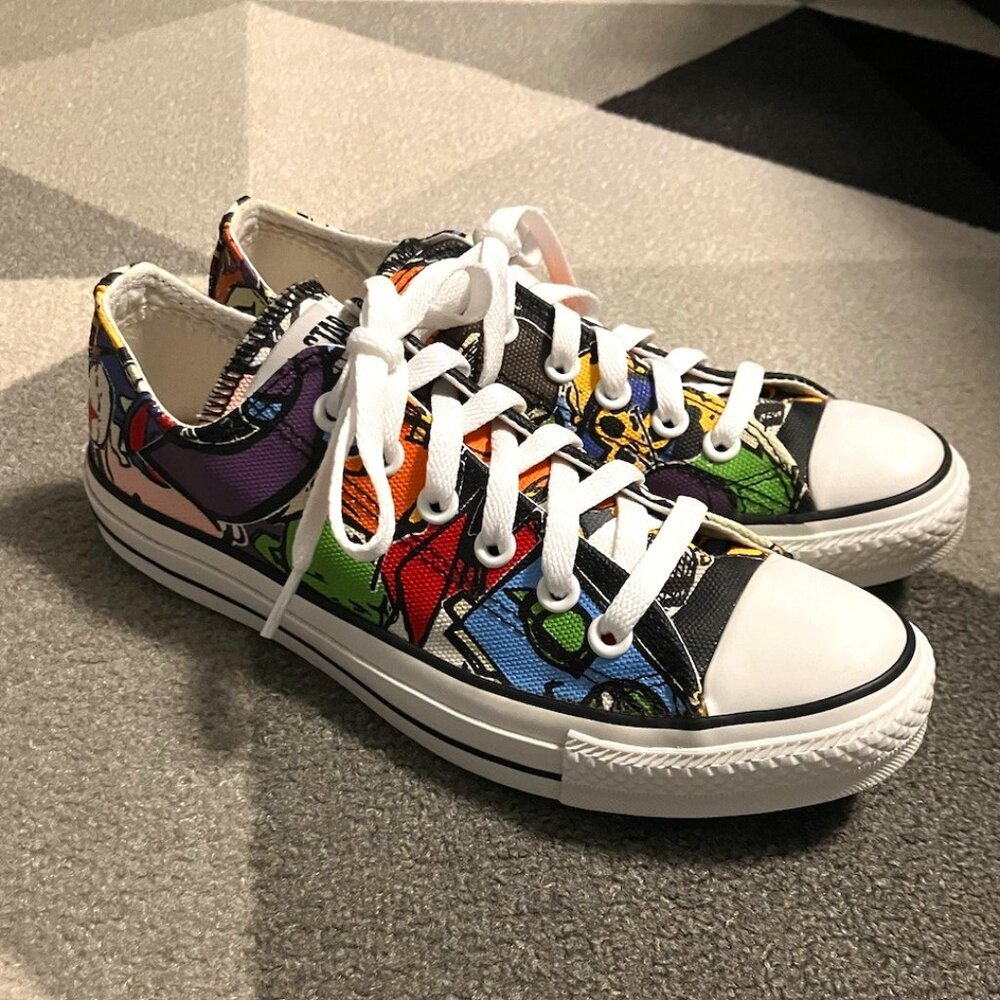 Converse All Star Chuck Taylor Abstract Graffiti Sneakers Men's Size 6/Women's 8